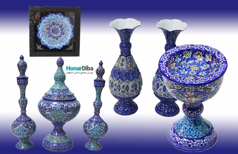 میناکاری در بورس صنایع دستی هنر دیبا