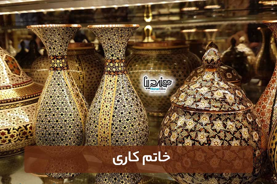 خاتم کاری یکی دیگر از هنرهای صنایع دستی اصفهان