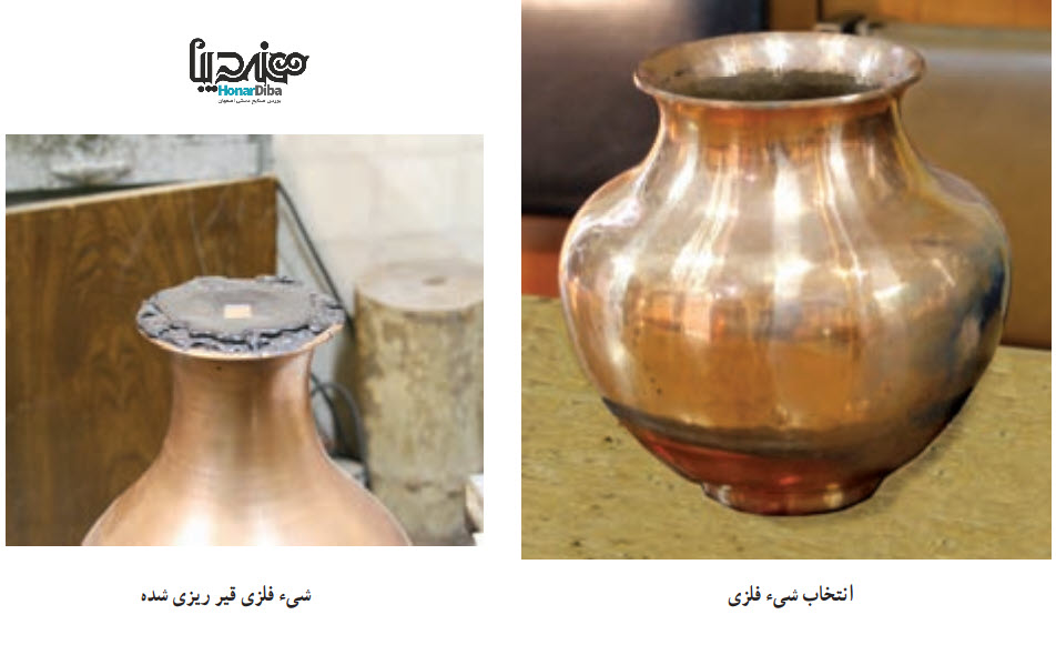 مراحل قلم زنی - هنر دیبا