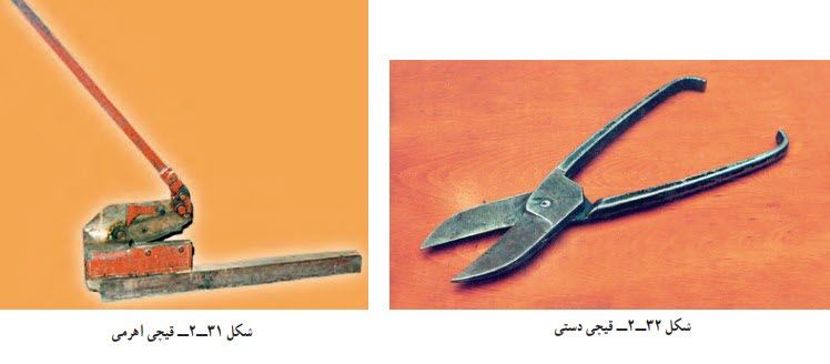 قیچی در کارگاه قلمزنی صنایع دستی
