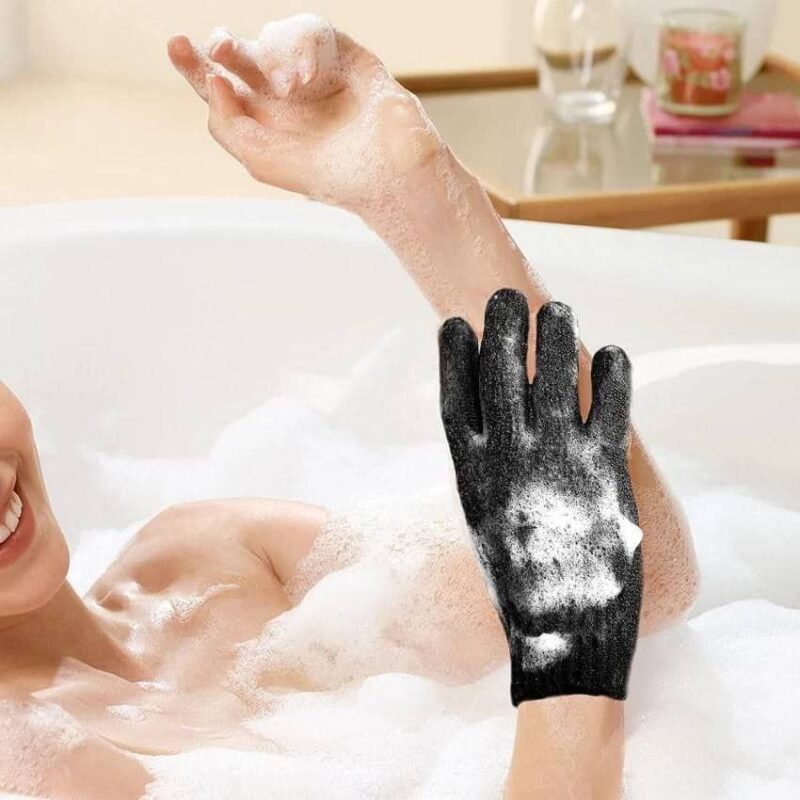 لیف لایه بردار کربن دار اسپا Charcoal Exfoliating Glove - تصویر 2
