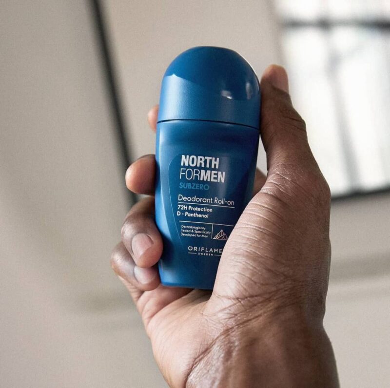 مام رولی ضد تعریق مردانه نورث فور من ساب زیرو North For Men Subzero Deodorant Roll-On - Image 3