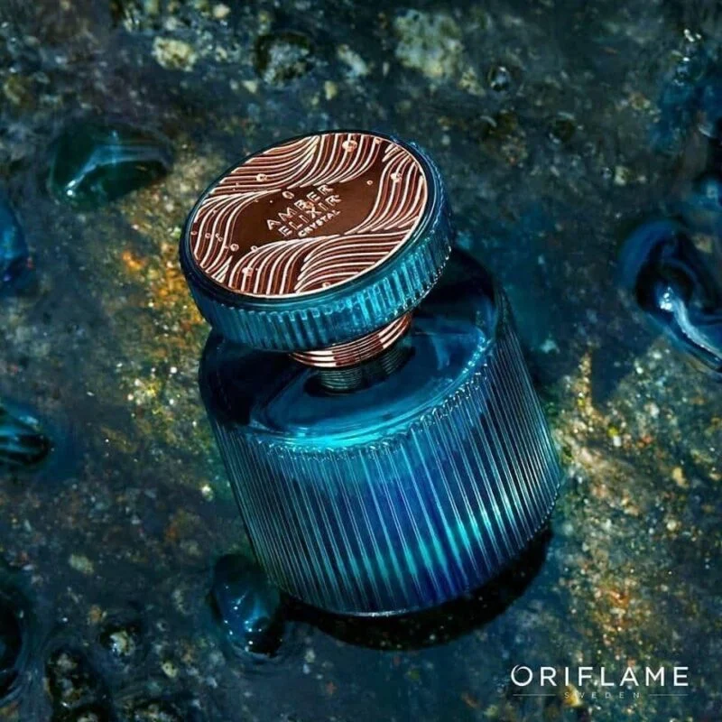 ادوپرفیوم زنانه آمبر الکسیر کریستال آبی Amber Elixir Crystal Eau de Parfum - تصویر 5