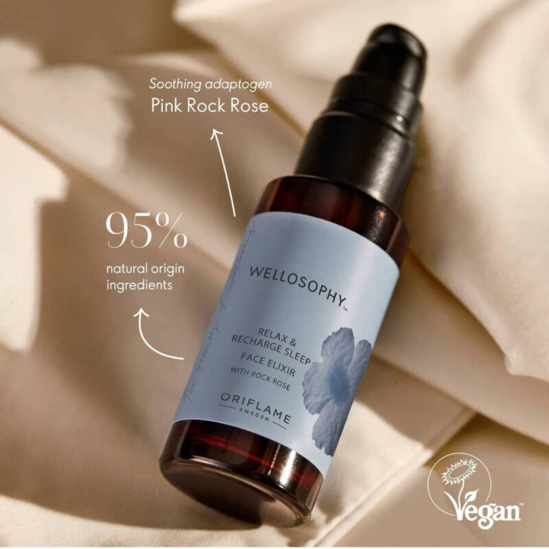 اکسیر آرامش بخش و شارژ مجدد صورت ولوسفی Wellosophy Relax & Recharge Sleep Face Elixir - تصویر 1