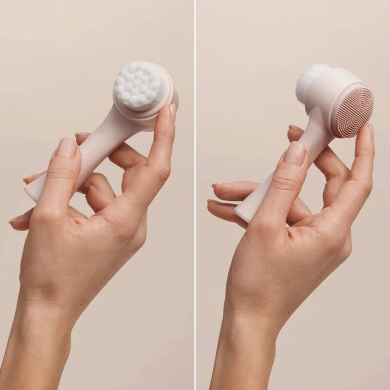 براش دو طرفه پاک‌کننده و لایه‌بردار صورت Dual Facial Cleansing Brush - تصویر 3