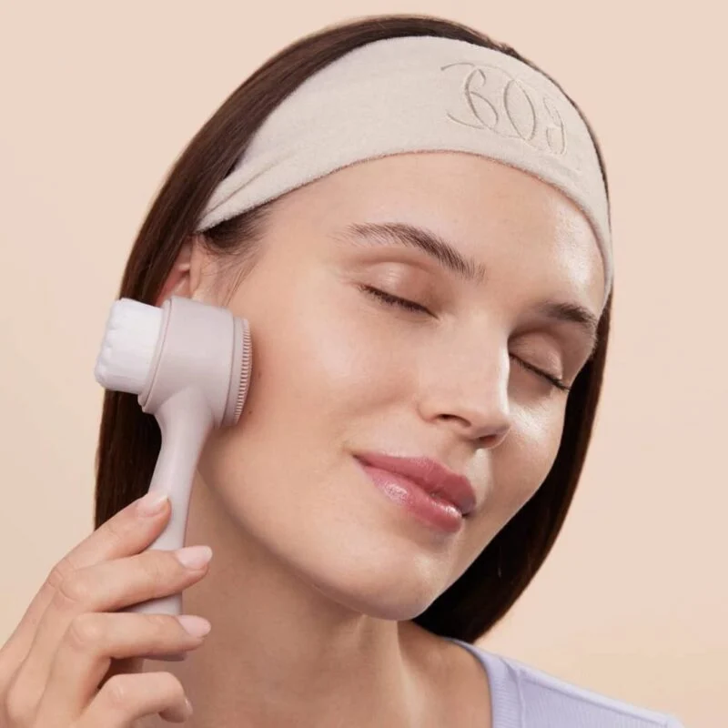براش دو طرفه پاک‌کننده و لایه‌بردار صورت Dual Facial Cleansing Brush - تصویر 2