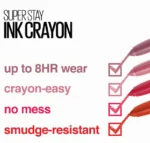 رژ لب مدادی میبلین سوپر استی اینک کرایون Maybelline Super Stay Ink Crayon - تصویر 6