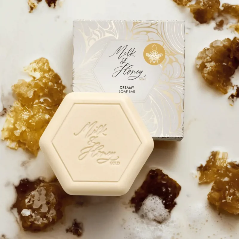 صابون کرمی شیر و عسل گلد Milk & Honey Gold - تصویر 7