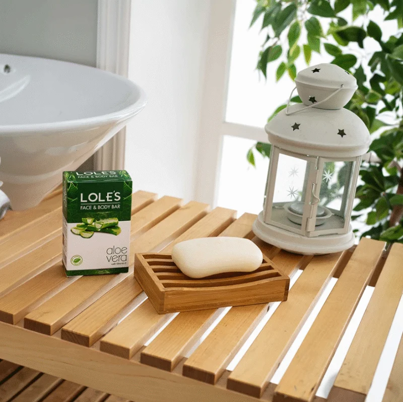 صابون گیاهی آلوئه‌ورا لولز – Lole’s Aloe Vera Body Care Soap - تصویر 3