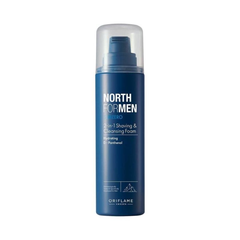 فوم اصلاح صورت نورث فور من ساب زیرو ۲ در ۱ Shaving and washing foam 2-in-1 North For Men Subzero - Image 1