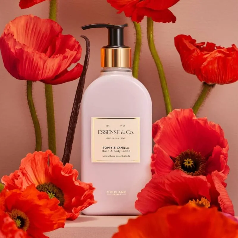 لوسیون دست و بدن لوکس اسنس — Essense&Co. Poppy & Vanilla Hand & Body Lotion - تصویر 4