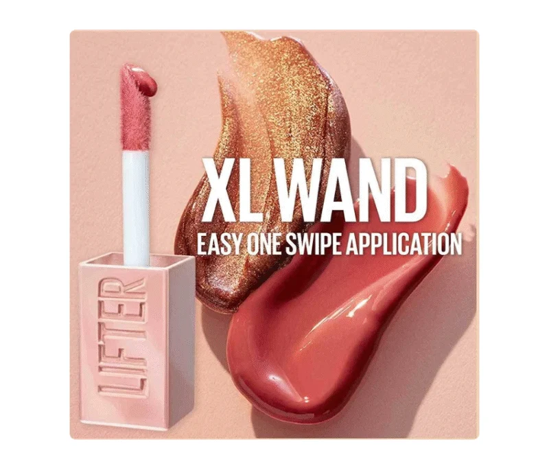 لیپ گلاس میبلین Maybelline Lifter Gloss Hydrating Lip Gloss with Hyaluronic - تصویر 4