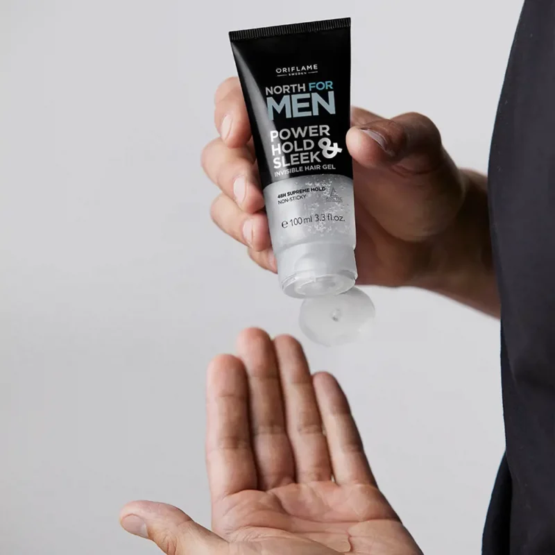 ژل موی سر مردانه نورث فور من North For Men Power Hold & Sleek Invisible Gel - تصویر 4