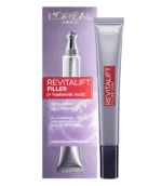 کرم دور چشم فیلر روتالیفت لورال L'Oreal Paris Revitalift Filler Hyaluronic Acid Anti Ageing Eye Cream - تصویر 4