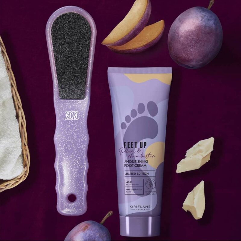 کرم پا تغذیه کننده با کره شی و عصاره آلو سیاه Feet Up Plum & Shea Butter Nourishing Foot Cream - تصویر 2