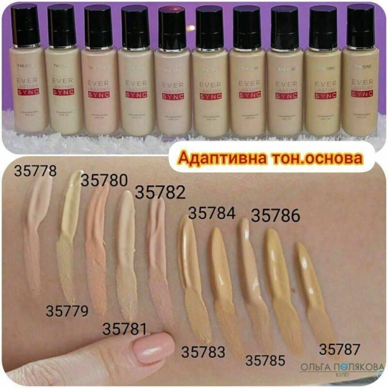کرم پودر اورلستینگ سینک دوان THE ONE Everlasting Sync Foundation SPF30 - تصویر 9