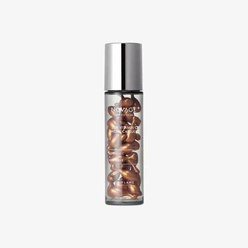 کپسول ویتامین C خالص ۲۰٪ نوایج پلاس – Novage+ Proceuticals 20% Vitamin C Facial Capsules - تصویر 1