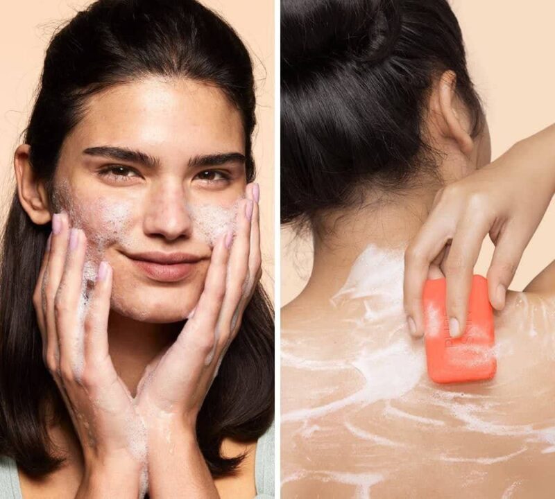 صابون پاک کننده 3 در 1 صورت و بدن پیور اسکین PURE SKIN 3-in-1 Clear-Out Clay Bar Cleanser - تصویر 2