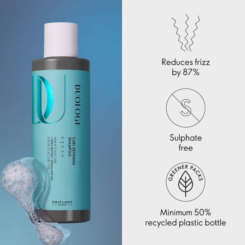 شامپو آبرسان مخصوص موی فر دوئولوژی DUOLOGI Curl Defining Shampoo - تصویر 4