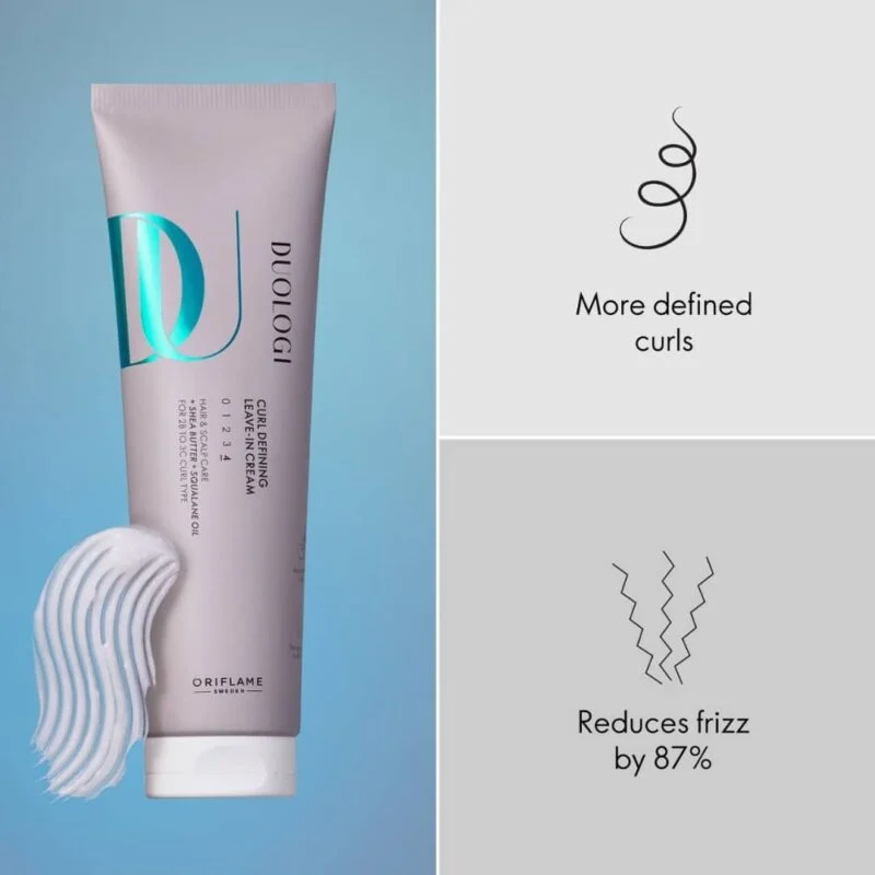 کرم مو آبرسان مخصوص موی فر دوئولوژی DUOLOGI Curl Defining Leave-In Cream - تصویر 1