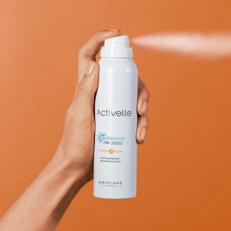 اسپری بدن ضدتعریق اکتیول پاور مو Activelle Power Move Anti-Perspirant Body Spray 72h - تصویر 4